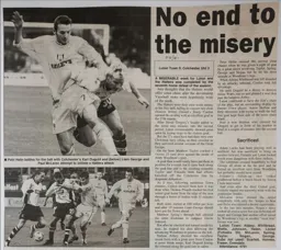 Match Report: Luton Town FC vs Colchester United (16th Dec 2000)