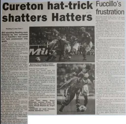 Match Report: Reading vs Luton Town FC (23rd Dec 2000)