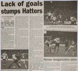 Match Report: Luton Town FC vs Wigan Athletic (30th Dec 2000)