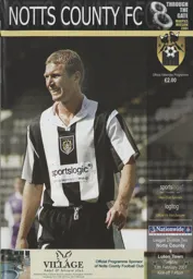 Programme: Notts County vs Luton Town FC (13th Feb 2001)