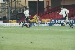 Lee Mansell scores Town`s third goal