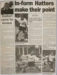 Match Report: Luton Town FC vs Bristol Rovers (3rd Mar 2001)