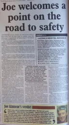 Match Report: Luton Town FC vs Bristol Rovers (3rd Mar 2001)