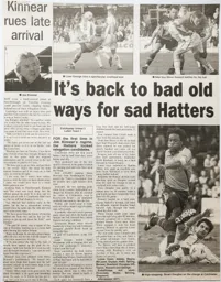 Match Report: Colchester United vs Luton Town FC (31st Mar 2001)