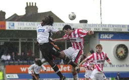 Meeting the rain drops are Stuart Douglas and Clive Clarke