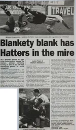 Match Report: Luton Town FC vs Oldham Athletic (14th Apr 2001)