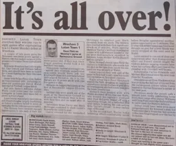 Match Report: Wrexham vs Luton Town FC (16th Apr 2001)