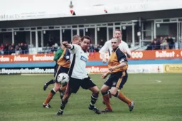 Liam George waits for the ball