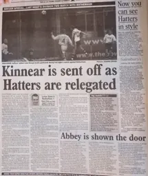 Match Report: Luton Town FC vs Rotherham United (24th Apr 2001)