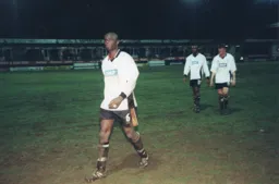 A glum looking Marvin Johnson at full time