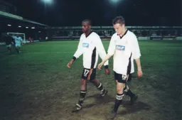 Relegation fate is sealed as a dejected Emmerson Boyce and Matt Taylor leave the field