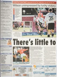 Match Report: Bristol City vs Luton Town FC (28th Apr 2001)