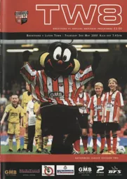 Programme: Brentford vs Luton Town FC (3rd May 2001)