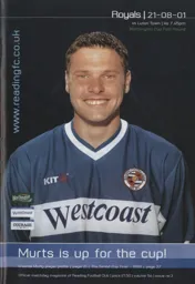Programme: Reading vs Luton Town FC (21st Aug 2001)