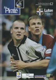 Programme: Bristol Rovers vs Luton Town FC (25th Aug 2001)