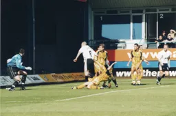 Kevin Nicholls bags the Town's equaliser