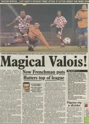 Match Report: Leyton Orient vs Luton Town FC (25th Sep 2001)