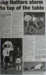 Match Report: Luton Town FC vs Darlington (5th Oct 2001)