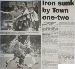Match Report: Scunthorpe United vs Luton Town FC (13th Oct 2001)