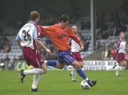 Matthew Spring attemps a shot