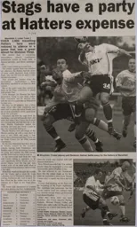 Match Report: Mansfield Town vs Luton Town FC (3rd Nov 2001)