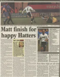 Match Report: Luton Town FC vs Shrewsbury Town (9th Nov 2001)