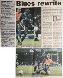 Match Report: Southend United vs Luton Town FC (17th Nov 2001)