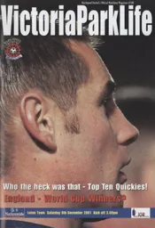 Programme: Hartlepool United vs Luton Town FC (8th Dec 2001)