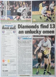 Match Report: Luton Town FC vs Rushden & Diamonds (15th Dec 2001)
