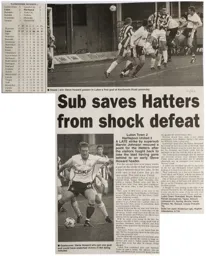 Match Report: Luton Town FC vs Hartlepool United (22nd Dec 2001)