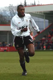 Emmerson Boyce looks determined