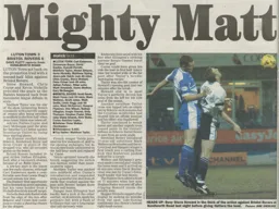Match Report: Luton Town FC vs Bristol Rovers (19th Feb 2002)