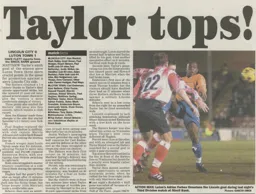Match Report: Lincoln City vs Luton Town FC (26th Feb 2002)
