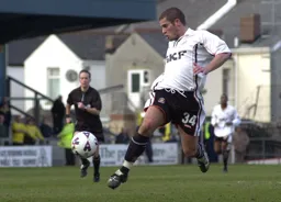 Dean Crowe, always an attacking threat