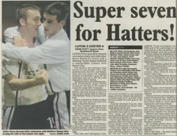 Match Report: Luton Town FC vs Exeter City (12th Mar 2002)