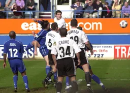 Goal number two, from the head of Chris Coyne