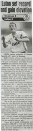 Match Report: Swansea City vs Luton Town FC (30th Mar 2002)