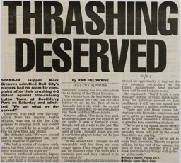 Match Report: Hull City vs Luton Town FC (6th Apr 2002)