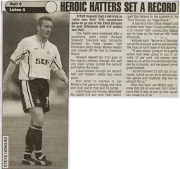 Match Report: Hull City vs Luton Town FC (6th Apr 2002)