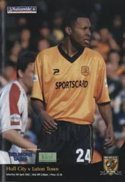 Programme: Hull City vs Luton Town FC (6th Apr 2002)