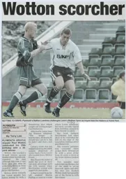 Match Report: Plymouth Argyle vs Luton Town FC (17th Aug 2002)