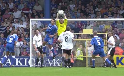 Ben Roberts collects the ball