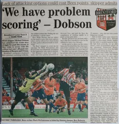 Match Report: Brentford vs Luton Town FC (7th Sep 2002)