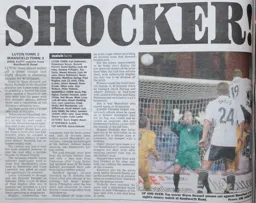 Match Report: Luton Town FC vs Mansfield Town (17th Sep 2002)