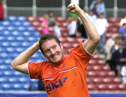 Steve Howard celebrating