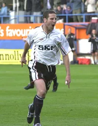 Chris Coyne after scoring his goal