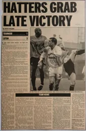 Match Report: Tranmere Rovers vs Luton Town FC (30th Nov 2002)
