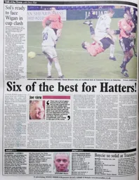 Match Report: Tranmere Rovers vs Luton Town FC (30th Nov 2002)
