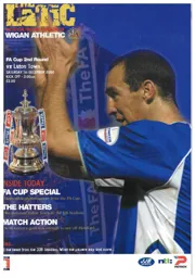 Programme: Wigan Athletic vs Luton Town FC (7th Dec 2002)