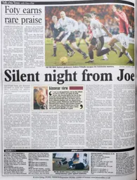 Match Report: Luton Town FC vs Colchester United (14th Dec 2002)